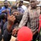 Kyagulanyi's bodyguards threaten Ms Zainab Ssengendo during the Lwengo event.