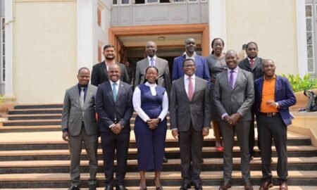 Executive members of the Uganda Alcohol Industry Association